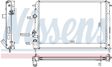 NISSENS Radiator 293477 Aluminum/plastic
Cooling fins material: Aluminium, Core Depth [mm]: 23, Core Length [mm]: 585, Core Width [mm]: 415, Inlet O [mm]: 32, Outlet O [mm]: 32, Radiator type: Mechanically jointed cooling fins, Supplementary Article/Info 2: without expansion tank, Supplementary Article/Supplementary Info: without gasket/seal, Water Tank Material (radiator): Plastic 7.