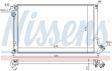 NISSENS Radiator 293382 Aluminum/plastic
Cooling fins material: Aluminium, Core Depth [mm]: 23, Core Length [mm]: 640, Core Width [mm]: 415, Inlet O [mm]: 32, Outlet O [mm]: 48, Radiator type: Mechanically jointed cooling fins, Supplementary Article/Info 2: without expansion tank, Supplementary Article/Supplementary Info: without gasket/seal, Water Tank Material (radiator): Plastic 7.