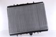 NISSENS Radiator 293359 Cooling fins material: Aluminium, Core Depth [mm]: 34, Core Length [mm]: 380, Core Width [mm]: 563, Inlet O [mm]: 32, Outlet O [mm]: 48, Radiator type: Mechanically jointed cooling fins, Supplementary Article/Info 2: without expansion tank, Supplementary Article/Supplementary Info: without gasket/seal, Water Tank Material (radiator): Plastic 3.