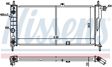 NISSENS Radiator 293235 Cooling fins material: Aluminium, Core Depth [mm]: 33, Core Length [mm]: 630, Core Width [mm]: 303, Radiator type: Mechanically jointed cooling fins, Supplementary Article/Supplementary Info: with oil cooler, Water Tank Material (radiator): Plastic 6.