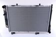 NISSENS Radiator 292979 Aluminum/plastic
Cooling fins material: Aluminium, Core Depth [mm]: 40, Core Length [mm]: 617, Core Width [mm]: 419, Inlet O [mm]: 35, Outlet O [mm]: 35, Radiator type: Brazed cooling fins, Supplementary Article/Info 2: without cap, without expansion tank, Supplementary Article/Supplementary Info: with oil cooler, without gasket/seal, Water Tank Material (radiator): Plastic 2.
