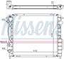 NISSENS Radiator 293532 Aluminum/plastic
Cooling fins material: Aluminium, Core Depth [mm]: 34, Core Length [mm]: 430, Core Width [mm]: 396, Inlet O [mm]: 32, Outlet O [mm]: 32, Radiator type: Mechanically jointed cooling fins, Supplementary Article/Info 2: without expansion tank, Supplementary Article/Supplementary Info: without gasket/seal, Water Tank Material (radiator): Plastic 6.