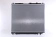 NISSENS Radiator 293045 Cooling fins material: Aluminium, Core Depth [mm]: 32, Core Length [mm]: 500, Core Width [mm]: 609, Inlet O [mm]: 35, Outlet O [mm]: 35, Radiator type: Brazed cooling fins, Supplementary Article/Info 2: without cap, without expansion tank, Supplementary Article/Supplementary Info: without gasket/seal, Water Tank Material (radiator): Plastic 3.