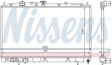 NISSENS Radiator 293051 Cooling fins material: Aluminium, Core Depth [mm]: 16, Core Length [mm]: 375, Core Width [mm]: 658, Inlet O [mm]: 35, Outlet O [mm]: 35, Radiator type: Brazed cooling fins, Supplementary Article/Info 2: without expansion tank, Supplementary Article/Supplementary Info: with gaskets/seals, Water Tank Material (radiator): Plastic 6.