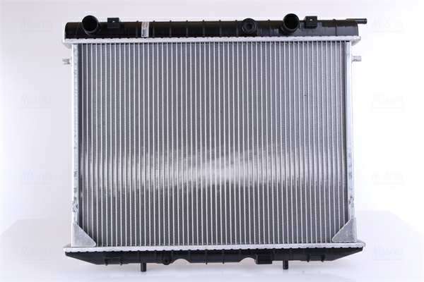 NISSENS Radiator 293225 Cooling fins material: Aluminium, Core Depth [mm]: 32, Core Length [mm]: 424, Core Width [mm]: 588, Inlet O [mm]: 34, Outlet O [mm]: 34, Radiator type: Brazed cooling fins, Supplementary Article/Info 2: without cap, without expansion tank, Supplementary Article/Supplementary Info: with gaskets/seals, Water Tank Material (radiator): Plastic 1.