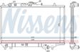 NISSENS Radiator 293284 Cooling fins material: Aluminium, Core Depth [mm]: 26, Core Length [mm]: 375, Core Width [mm]: 648, Inlet O [mm]: 31, Outlet O [mm]: 31, Radiator type: Brazed cooling fins, Supplementary Article/Info 2: without expansion tank, Supplementary Article/Supplementary Info: without gasket/seal, Water Tank Material (radiator): Plastic 6.