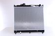 NISSENS Radiator 293617 Cooling fins material: Aluminium, Core Depth [mm]: 26, Core Length [mm]: 377, Core Width [mm]: 488, Inlet O [mm]: 28, Outlet O [mm]: 28, Radiator type: Brazed cooling fins, Supplementary Article/Info 2: with cap, without expansion tank, Supplementary Article/Supplementary Info: without gasket/seal, Water Tank Material (radiator): Plastic 3.