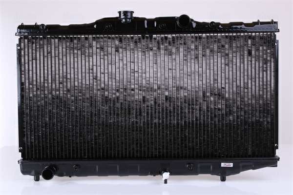 NISSENS Radiator 293801 Cooling fins material: Aluminium, Core Depth [mm]: 16, Core Length [mm]: 325, Core Width [mm]: 658, Inlet O [mm]: 31, Outlet O [mm]: 31, Radiator type: Brazed cooling fins, Supplementary Article/Info 2: without expansion tank, Supplementary Article/Supplementary Info: without gasket/seal, Water Tank Material (radiator): Plastic 1.