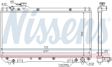 NISSENS Radiator 293701 Cooling fins material: Aluminium, Core Depth [mm]: 26, Core Length [mm]: 350, Core Width [mm]: 698, Inlet O [mm]: 32, Outlet O [mm]: 32, Radiator type: Brazed cooling fins, Supplementary Article/Info 2: without cap, without expansion tank, Supplementary Article/Supplementary Info: with gaskets/seals, Water Tank Material (radiator): Plastic 6.