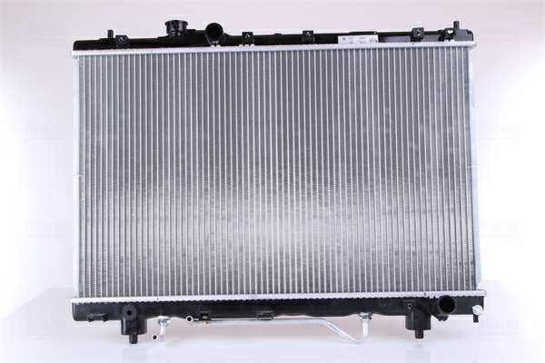 NISSENS Radiator 293769 Aluminum/plastic
Core Length [mm]: 425, Core Width [mm]: 699, Core Depth [mm]: 16, Version: built-in oil cooler, Cooling fins material: Aluminium, Water Tank Material (radiator): Plastic, Radiator type: Brazed cooling fins 1.