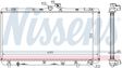 NISSENS Radiator 293730 Alu/alu
Cooling fins material: Aluminium, Core Depth [mm]: 26, Core Length [mm]: 350, Core Width [mm]: 698, Inlet O [mm]: 31, Outlet O [mm]: 31, Radiator type: Brazed cooling fins, Supplementary Article/Info 2: without expansion tank, Supplementary Article/Supplementary Info: without gasket/seal, Water Tank Material (radiator): Plastic 6.