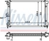 NISSENS Radiator 293855 Aluminum/plastic
Cooling fins material: Aluminium, Core Depth [mm]: 34, Core Length [mm]: 430, Core Width [mm]: 322, Inlet O [mm]: 32, Outlet O [mm]: 32, Radiator type: Mechanically jointed cooling fins, Supplementary Article/Info 2: without cap, without expansion tank, Supplementary Article/Supplementary Info: with gaskets/seals, Water Tank Material (radiator): Plastic 6.