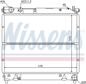 NISSENS Radiator 293650 Cooling fins material: Copper, Core Depth [mm]: 36, Core Length [mm]: 375, Core Width [mm]: 475, Inlet O [mm]: 36, Outlet O [mm]: 36, Radiator type: Brazed cooling fins, Supplementary Article/Info 2: without cap, without expansion tank, Supplementary Article/Supplementary Info: with gaskets/seals, Water Tank Material (radiator): Plastic 5.