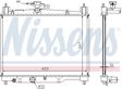 NISSENS Radiator 293764 Aluminum/plastic
Cooling fins material: Aluminium, Core Depth [mm]: 16, Core Length [mm]: 347, Core Width [mm]: 489, Inlet O [mm]: 31, Outlet O [mm]: 31, Radiator type: Brazed cooling fins, Supplementary Article/Info 2: without cap, with expansion tank, Supplementary Article/Supplementary Info: without gasket/seal, Water Tank Material (radiator): Plastic 6.
