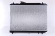 NISSENS Radiator 293649 Cooling fins material: Aluminium, Core Depth [mm]: 16, Core Length [mm]: 352, Core Width [mm]: 518, Inlet O [mm]: 28, Outlet O [mm]: 28, Radiator type: Brazed cooling fins, Supplementary Article/Info 2: without expansion tank, Supplementary Article/Supplementary Info: with gaskets/seals, Water Tank Material (radiator): Plastic 3.