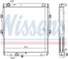 NISSENS Radiator 293693 Aluminum/plastic
Cooling fins material: Aluminium, Core Depth [mm]: 40, Core Length [mm]: 550, Core Width [mm]: 528, Inlet O [mm]: 34, Outlet O [mm]: 34, Radiator type: Brazed cooling fins, Supplementary Article/Info 2: without expansion tank, with frame, Supplementary Article/Supplementary Info: with gaskets/seals, Water Tank Material (radiator): Plastic 6.