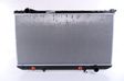 NISSENS Radiator 293740 Aluminum/plastic
Cooling fins material: Aluminium, Core Depth [mm]: 26, Core Length [mm]: 400, Core Width [mm]: 748, Inlet O [mm]: 38, Outlet O [mm]: 38, Radiator type: Brazed cooling fins, Supplementary Article/Info 2: without expansion tank, Supplementary Article/Supplementary Info: with oil cooler, without gasket/seal, Water Tank Material (radiator): Plastic 1.