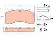 TRW Bremsbelag für Scheibenbremsen (LKW) 10954021 Einbauseite: Vorderachse, Bremssystem: WABCO, Breite 1 [mm]: 210,5, Höhe 1 [mm]: 104,3, Dicke/Stärke 1 [mm]: 31, WVA-Nummer: 29162, Verschleißwarnkontakt: exkl. Verschleißwarnkontakt 
Einbauposition: Vorderachse, Bremssystem: WABCO, Ergänzungsartikel/Ergänzende Info 2: mit Schrauben, Breite [mm]: 211, Höhe [mm]: 104,3, Dicke/Stärke [mm]: 31, WVA-Nummer: 29162, Verschleißwarnkontakt: exkl. Verschleißwarnkontakt 2.