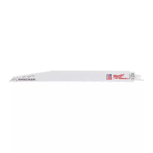 MILWAUKEE Schwertsägeblatt 11397910 Sabre Saw Blade 300 mm, 8/3,2 mm, Bimetál Co, 5 Stcs/Pack 1.