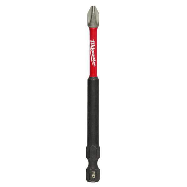 MILWAUKEE Bit 11397627 Shockwave Bit, PH2, 90mm, 1 Pack 1.