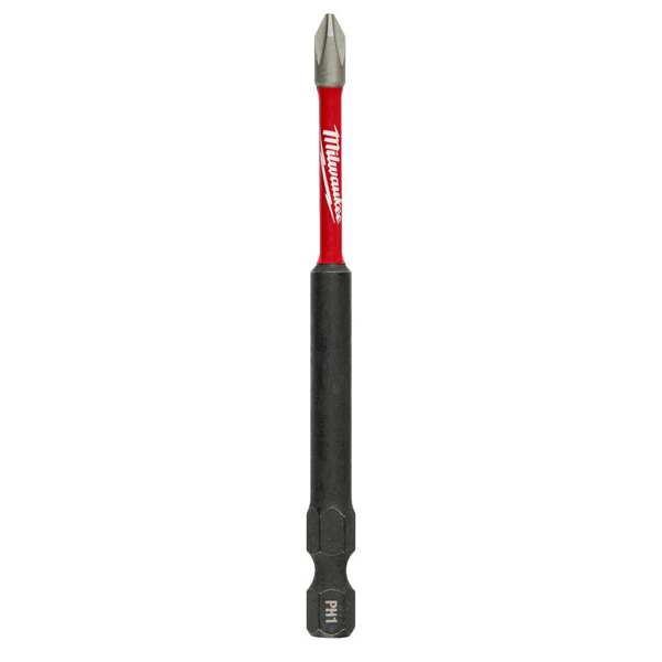 MILWAUKEE Bit 11397623 Shockwave Bit, PH1, 90mm, 1 pcs/pack 1.