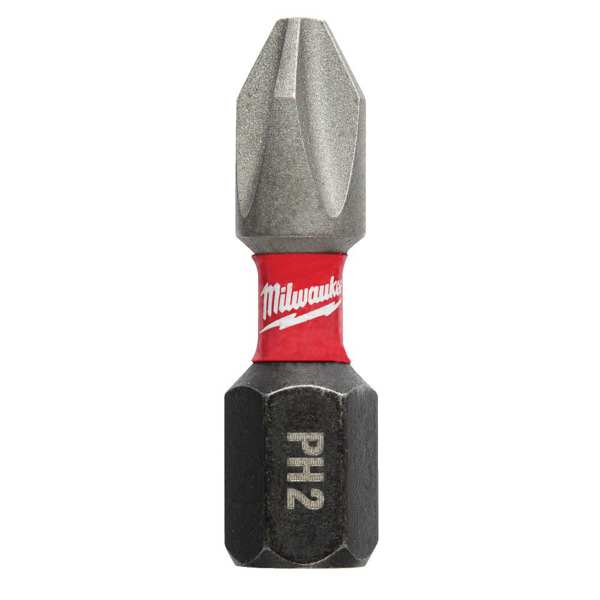 MILWAUKEE Bit 11397625 Shockwave Bit, PH2, 25mm, 2 pcs/pack 1.