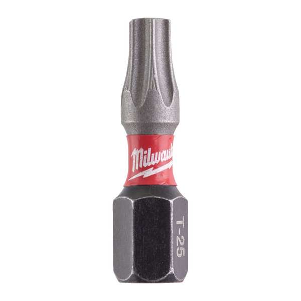 MILWAUKEE Bit 11397650 Shockwave Bit, TX25, 25mm, 2 pcs/pack