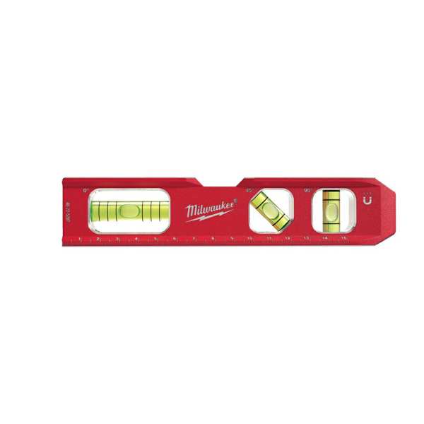 MILWAUKEE Spirit level 11398269 Billet torpedo water magnetic, set 45 ° angular 17cm, 1 pc 1.