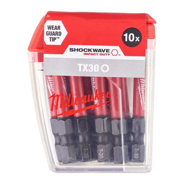 MILWAUKEE Bit 11397609 Shockwave Bit, CD TX30, 50mm, 10 pcs/pack 1.