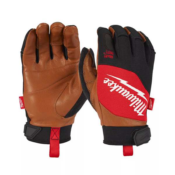 MILWAUKEE Labour safety gloves 11398017 Hybrid leather protective gloves, M/8, 1 pair/pack 1.