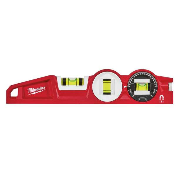 MILWAUKEE Spirit level 11398270 Block torpedo Water Magnetic, adjustable angle gauge 25cm, 1 pc 1.