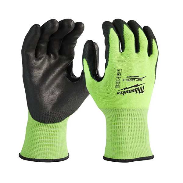 MILWAUKEE Labour safety gloves 11398050 Hi-Vis Cut-proof gloves 3/C, 11/xxl, 1 pair/package 1.