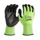 MILWAUKEE Labour safety gloves 11398052 Hi-Vis Cut-proof gloves 3/C, 9/l, 1 pair/pack 1.