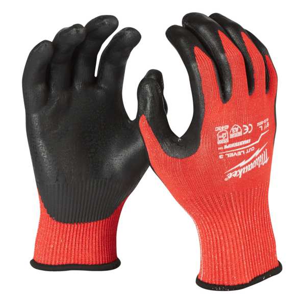 MILWAUKEE Labour safety gloves 11398085 Cut -proof protective gloves, 3/C, L/9, 1 pair 1.