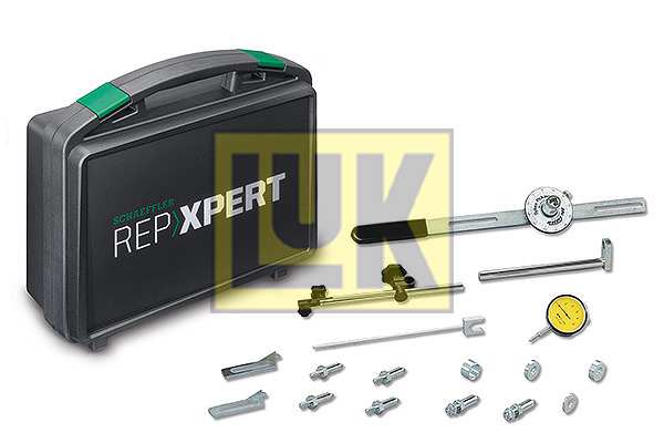LUK Flywheel measurement tool 10754020 Engine Version: for engines with dual-mass flywheel, Supplementary Article/Info 2: with case 
Engine Features/Arrangement: for engines with dual-mass flywheel, Supplementary Article/Info 2: with mounting manual, with technical documentation, with case
Cannot be taken back for quality assurance reasons!