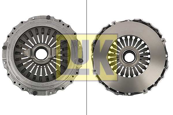 LUK Kupplungsmechanismus 11093063 Durchmesser [mm]: 430, Technische Informationsnummer: ZBFK, Ergänzungsartikel/Ergänzende Info 2: mit Ausrücklager, Montageart: vormontiert