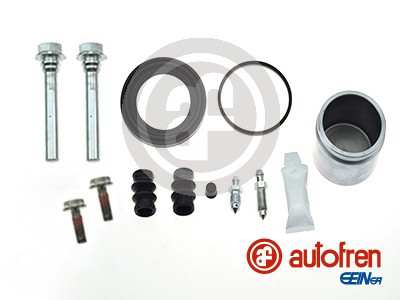 AUTOFREN SEINSA Reparatursatz. Bremssattel 11402493 Vorderachse
Einbauposition: Vorderachse, Durchmesser [mm]: 57, Bremssystem: LUCAS, Vollsatz: , Version: PISTON KIT+GUIDEPINS