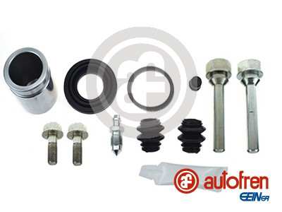 AUTOFREN SEINSA Reparatursatz. Bremssattel 11402524 Hinterachse
Einbauposition: Hinterachse, Durchmesser [mm]: 34, Bremssystem: MANDOI, Vollsatz: , Version: PISTON KIT+GUIDEPINS