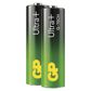 GP BATTERIES Batterie 11234513 GP Item Ultra Plus LR6 2BL, GP Ultra Plus Alkaline AZA AA 2PCS/Blister, 1,5 V, Typ: LR6 (AA Cerusa), Abmessungen: 14,5 × 50,5 mm 2.