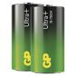 GP BATTERIES Batterie 11234514 GP Item Ultra Plus LR14 2BL, GP Ultra Plus alkalisches Element LR14 (C) 2PCS/Blister, 1,5 V, Typ: LR14 (Baby C), Abmessungen: 26,2 × 50,0 mm 2.