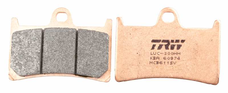 TRW Brake pad for motorcycle 198748 Set, for a brake disc!
Thickness [mm]: 8,8, Height [mm]: 51,3, Width [mm]: 69,2 1.