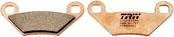 TRW Brake pad for motorcycle 199847 Set, for a brake disc!
Thickness [mm]: 7,6, Height [mm]: 43,1, Width [mm]: 96,8 1.