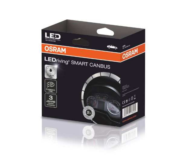 OSRAM LED bulb power supply 11410565 LEDRIVING® ERROR CANCERER, 12V, 1W, set
Rated Voltage [V]: 12, Rated Power [W]: 1