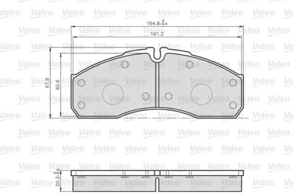 VALEO Bremsbelag für Scheibenbremsen (LKW) 10134364 Set
Einbauposition: Vorderachse, Bremssystem: BREMBO, Breite [mm]: 165, Höhe [mm]: 68, Dicke/Stärke [mm]: 20, WVA-Nummer: 29160, Ergänzungsartikel/Ergänzende Info 2: ohne Schrauben, für erschwerte Einsatzbedingungen, Verschleißwarnkontakt: inkl. Verschleißwarnkontakt, Anzahl der Verschleißanzeigen [pro Achse]: 2, Warnkontaktlänge [mm]: 255