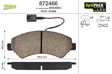 VALEO Brake pad for disc brake (cargo) 10134387 Set
Fitting Position: Front Axle, Brake System: BREMBO, Width [mm]: 170, Height [mm]: 68,9, Thickness [mm]: 19, WVA Number: 24466, Supplementary Article/Info 2: without bolts/screws, for difficult operating conditions, Wear Warning Contact: incl. wear warning contact, Number of wear indicators [per axle]: 1, Warning Contact Length [mm]: 160 1.