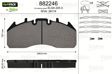 VALEO Brake pad for disc brake (cargo)