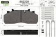 VALEO Brake pad for disc brake (cargo)