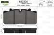 VALEO Brake pad for disc brake (cargo) 10224930 Brake System: WABCO, Width 1 [mm]: 175,3, Height 1 [mm]: 82,4, Thickness 1 [mm]: 26, WVA Number: 29088, 29285, Wear Warning Contact: excl. wear warning contact 
Brake System: WABCO, Supplementary Article/Info 2: without bolts/screws, Width [mm]: 175, Height [mm]: 82,4, Thickness [mm]: 26, WVA Number: 29088, 29285, Wear Warning Contact: excl. wear warning contact, Number of wear indicators [per axle]: 2 1.