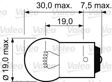 VALEO Glühlampe 10929640 Lampenart: R10W, Spannung [V]: 12, Nennleistung [W]: 10, Sockelausführung: BA15s 
Lampenart: R10W, Spannung [V]: 12, Nennleistung [W]: 10, Sockelausführung Glühlampe: BA15s
Kann aus Gründen der Qualitätssicherung nicht zurückgenommen werden! 3.