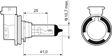 VALEO Glühlampe 10929618 Lampenart: H11, Spannung [V]: 12, Nennleistung [W]: 55, Sockelausführung: PGJ19-2 
Lampenart: H11, Spannung [V]: 12, Nennleistung [W]: 55, Sockelausführung Glühlampe: PGJ19-2, Doppelte Lebensdauer:
Kann aus Gründen der Qualitätssicherung nicht zurückgenommen werden! 2.